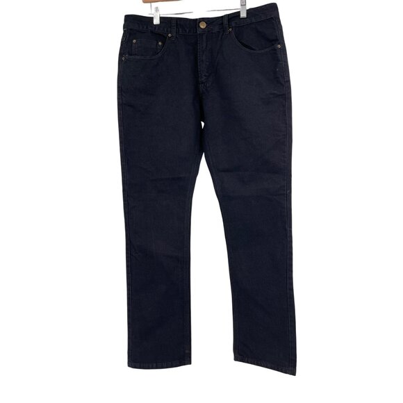 Bulletprufe Mens Straight Leg Stretch Denim Jeans Dark Indigo Durable 36x34 - Picture 1 of 11